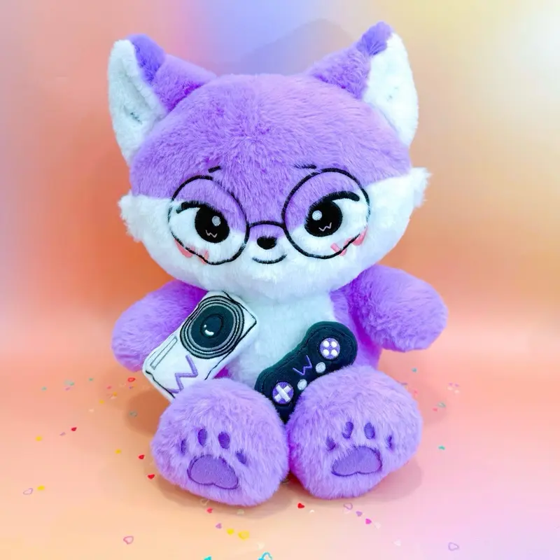Purple Fox Plushie