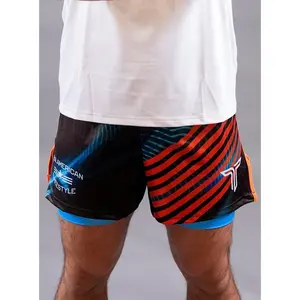 RAF06 Fight Shorts (5" Inseam) - Blue