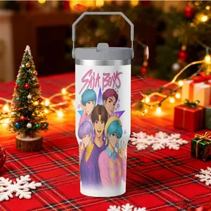 Portable 30oz Stainless Steel Vacuum Insulated Travel Mug with Lid, Perfect Valentine's Day Gift, Christmas Gift, Halloween Gift,HUNTRIX