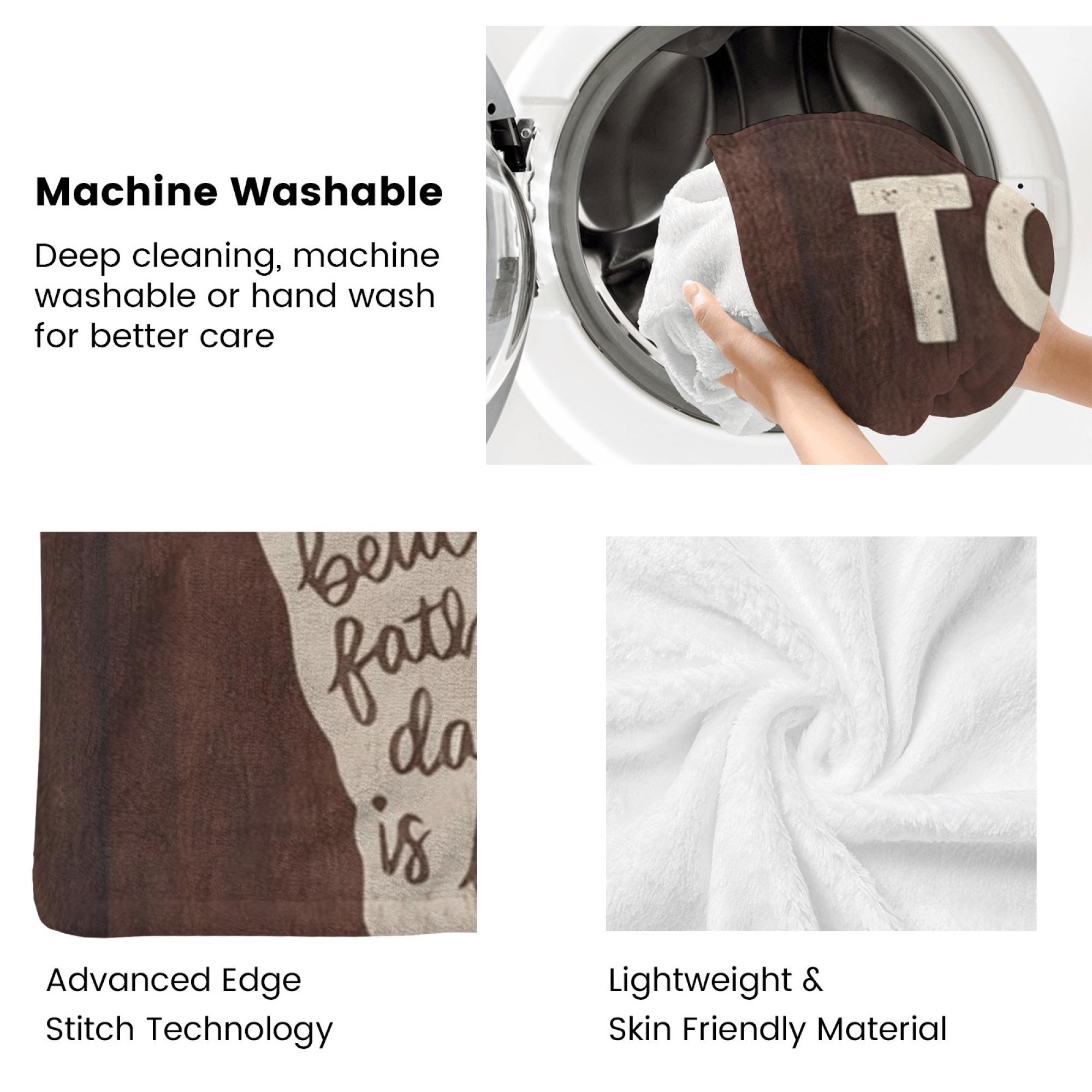 Dad Gifts from Daughter, Birthday Gifts for Dad from Daughter Blankets 60"x50", Birthday Present for Father from Kids, Best Presents for Father