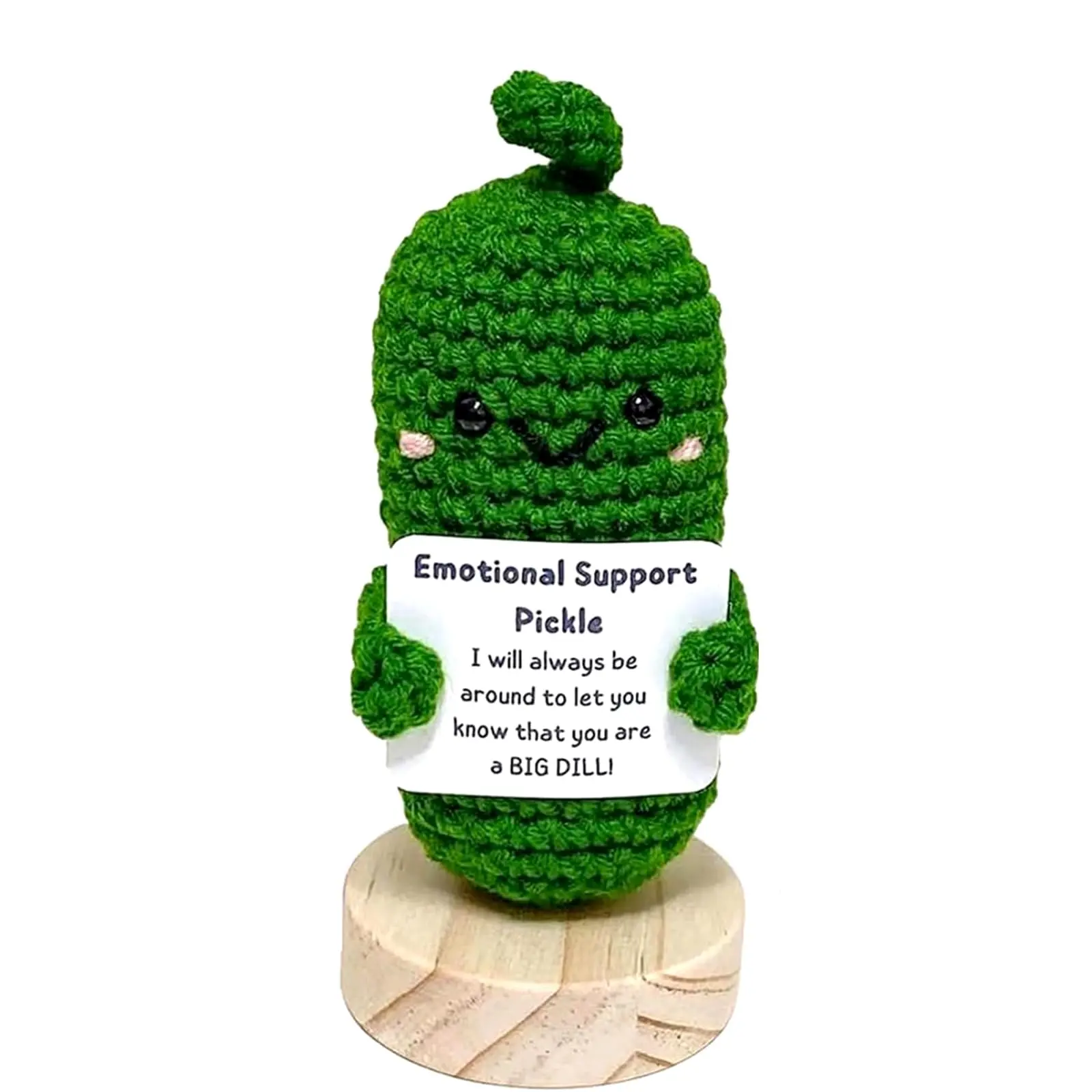 Cucumber + Wooden Base