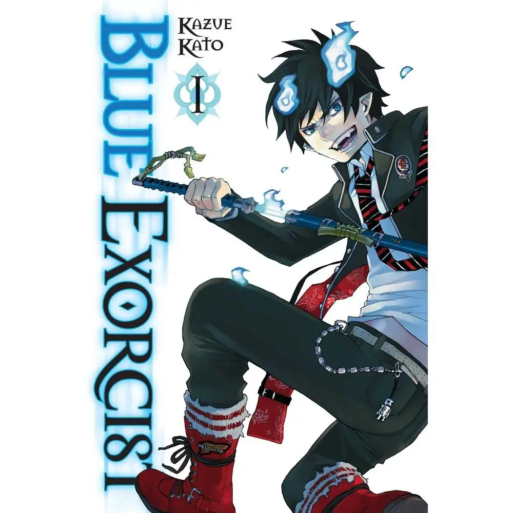 Used Trade Paperback - Blue Exorcist Vol. 1 by Kazue Kato - English, 0.52lb, Dark Demon Lore, Collectible - Good