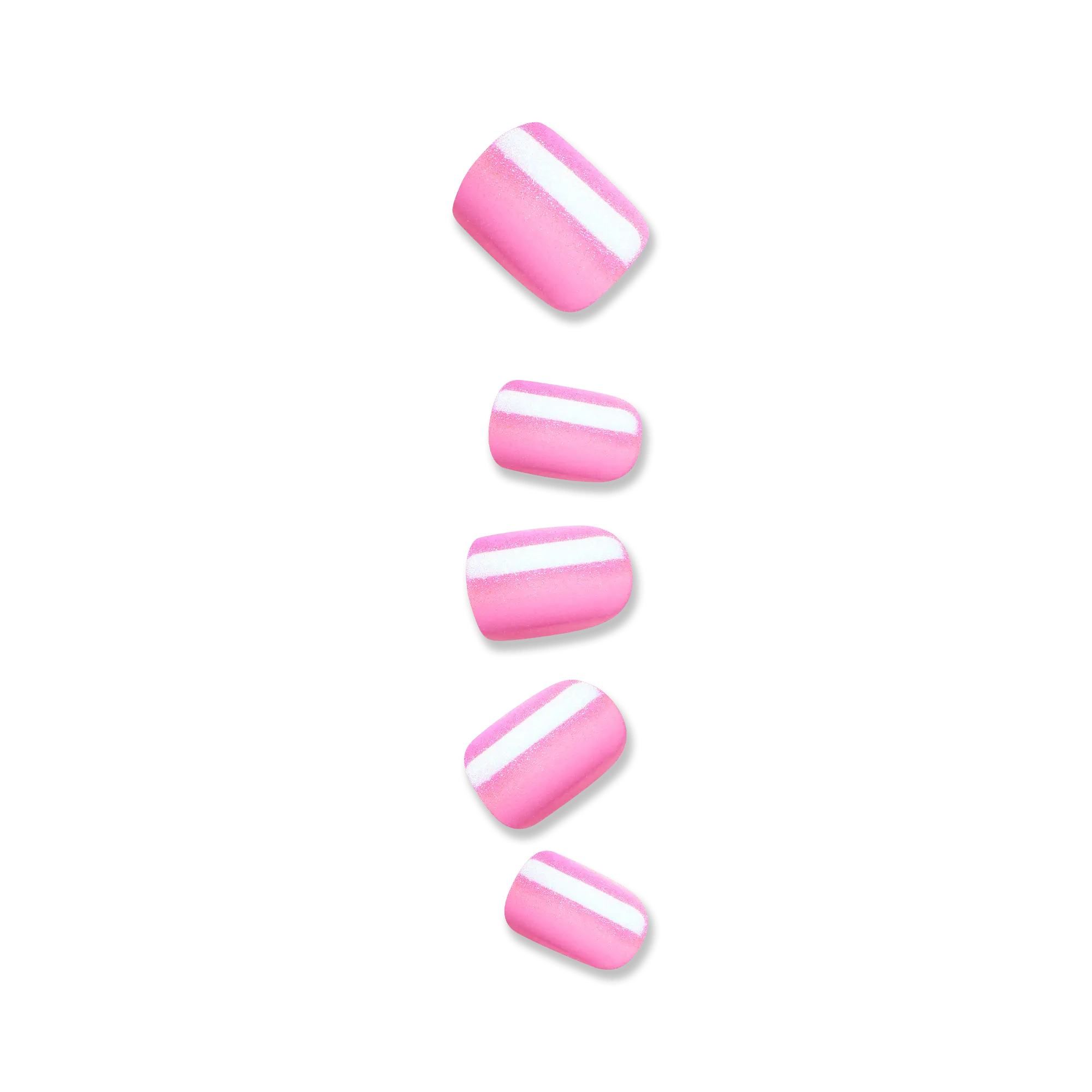 colorFX by Impress No Glue Fake Press On Nails - Late Night | Solid, Pink, Short, Squoval, Manicure