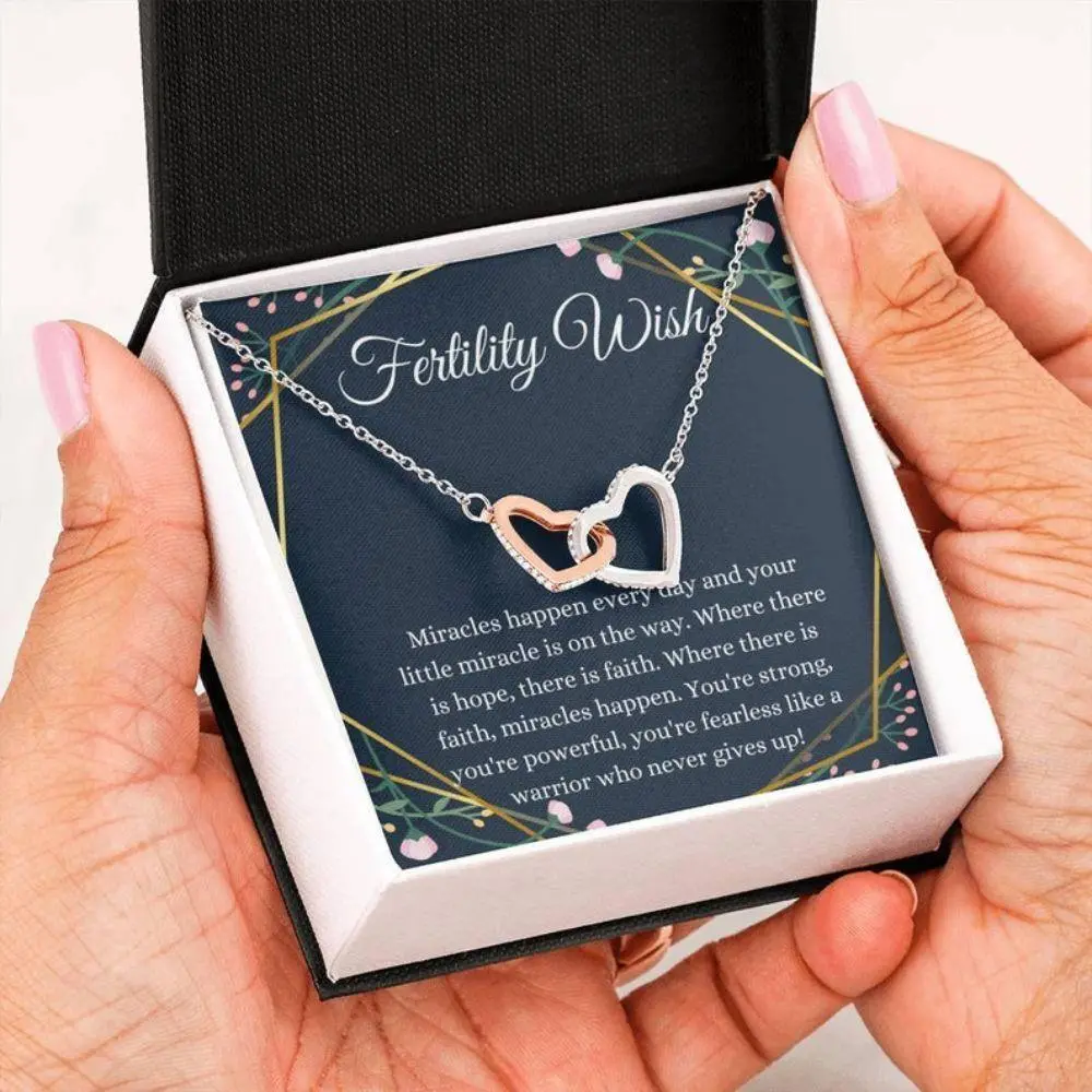 Wife Necklace, Friend Necklace, Fertility Wish Gift, Infertility Gifts, IVF Gift, Fertility Gift, Miscarriage Gift, Support Gift, Fertility Necklace