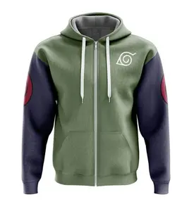 Konoha Jonin Shippuden Streetwear Zip Hoodie Jacket, Anime fan Zip up hoodie, Perfect for Fall & Winter with Fitted Design #anime  #hoodie #jacket #menwear