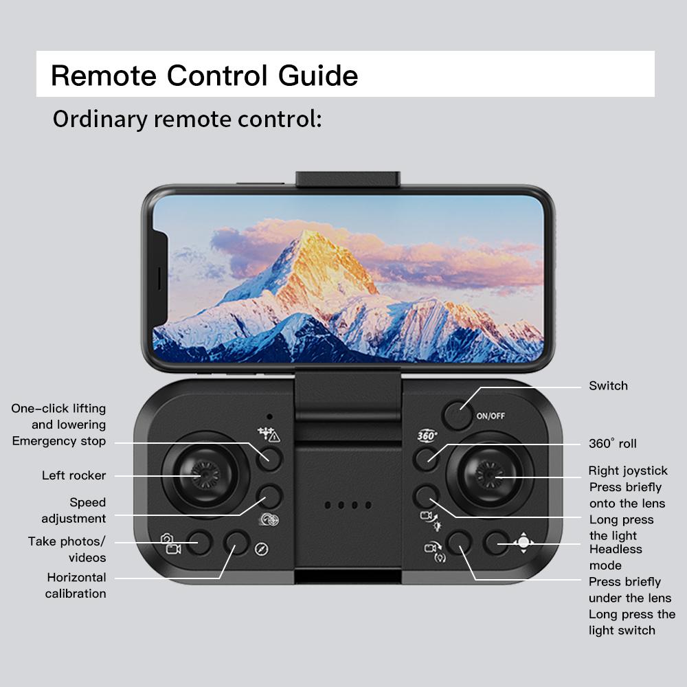 Drone with 4K  Dual Camera for Beginners, 1500m / 4921ft Long Range, Large Remote Screen & Body LCD Display, Brushless Motors, Optical Flow Stability, 2 Batteries Included