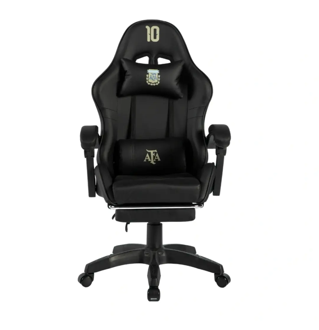RAPTOR Black Argentina Gaming Chair, Ergonomic Indoor Furniture for Home Office Gaming Use