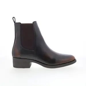 Dingo Camino DI-2216 Mens Brown Leather Slip On Chelsea Boots