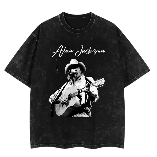Alan Jackson Shirt, Country Music Shirt, Graphic Tee, Unisex Fashion, Full Color, Full Size, For Men, For Women