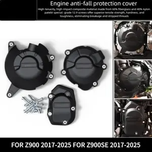 for Kawasaki Z900 2017-2025 for Z900 SE 2017-2025 engine shockproof shell, engine protection cover, side cover.
