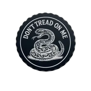 Don't Tread on Me Premium Aluminum Pouch Case Zyn Can Container Pocket Organizer EDC Essential Gifts for Boyfriend Laser-Engraved Secure Locking Design