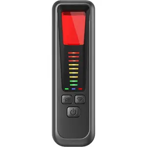 X-CDT04  6-in-1 Hidden Camera Detector – Red Light Lens & IR Camera Scanner, RF Signal & Magnetic GPS Tracker Finder, Flashlight & Door Alarm – for Travel, Hotel, Airbnb