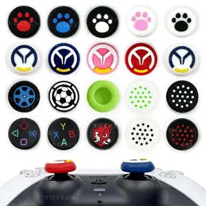 Analog Joystick Thumb Stick Grip Caps for Switch 2 Joycon, Silicone Rubber Joystick Cap Protectors for Ps5 Ps4 Xbox, Durable Gaming Accessories