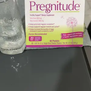 Pregnitude Fertility Support for Women – Promotes Ovulation & Cycle Balance – Daily Reproductive Health Boost –Healthier pregnancy-Suplement
