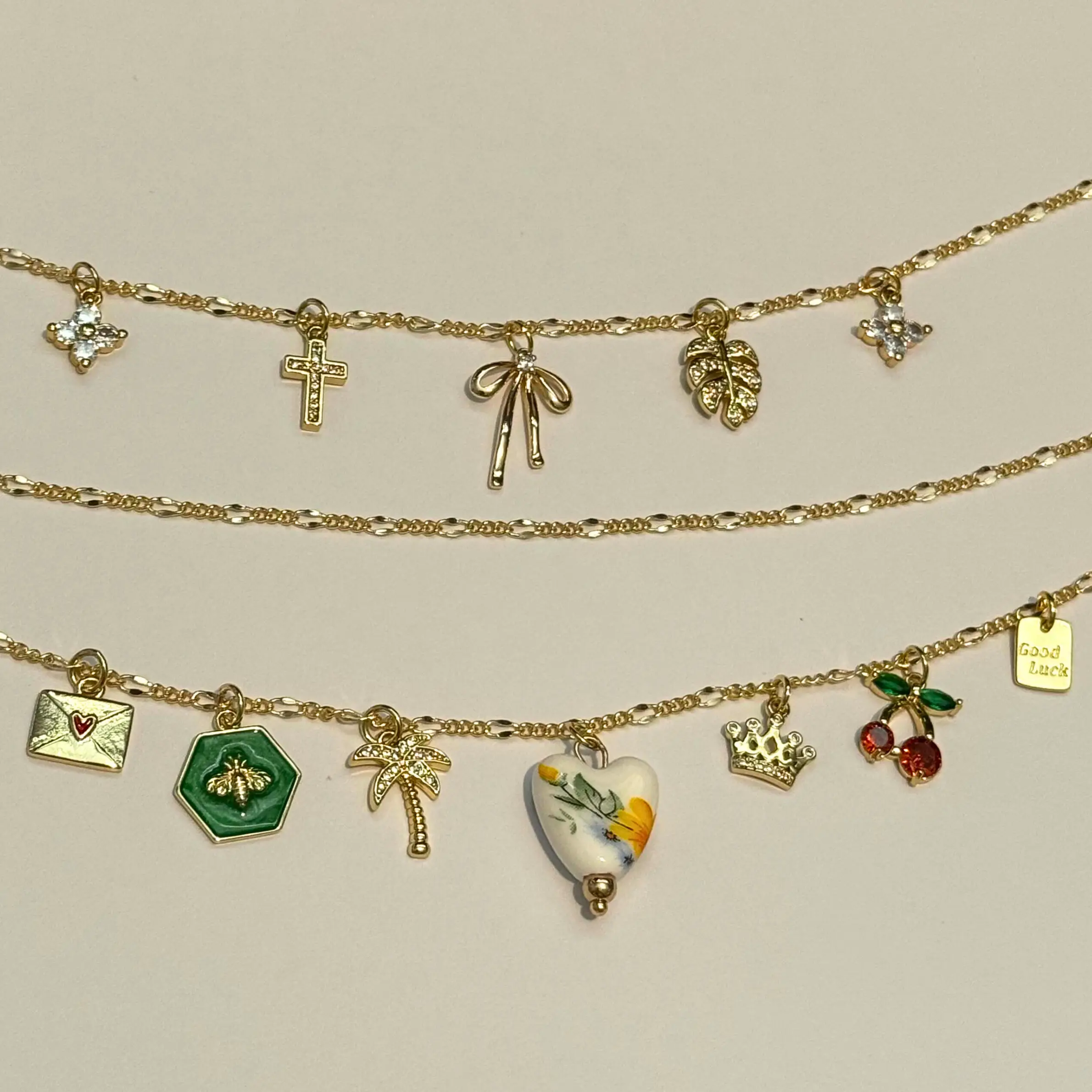 Fargo Chain - Custom Charm Necklace or Bracelet
