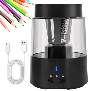 ZMOL Electric Pencil Sharpener,Charge Portable Pencil Sharpeners Kids,Battery Charging Pencil Sharpener for Colored Pencils, Auto Stop