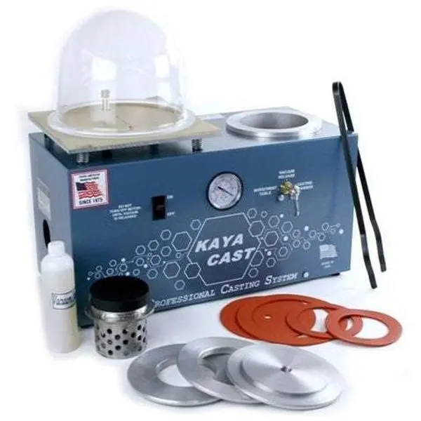 Tabletop Vacuum Investing and Casting Machine System - KAYACAST Tabletop Vacuum Investing and Casting Machine System - KAYACAST
