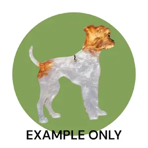 Customizable Resin Jack Russell  keychain/3D Magnet - All Proceeds donated to surgery !