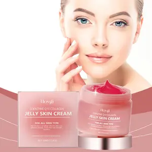 Nourishing collagen jelly cream deeply replenishes moisture, firms skin texture, diminishes fine lines and boosts skin radiance. Fresh jelly texture is comfortable to use, a practical daily facial moisturizer