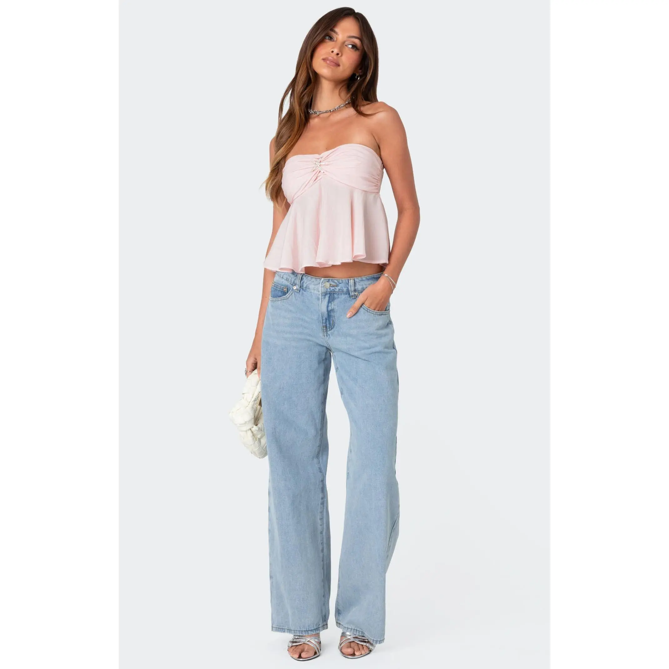 Edikted Women's Starfish Strapless Top