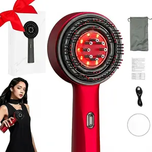 Electric Scalp Massager Comb - Cordless Waterproof Multi-Function Hair Massager with Oil Diffuser 1500mAh Battery 3 Modes Portable Gift for Adults