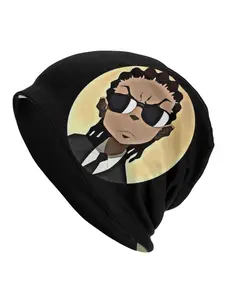 1 Piece Excellently designed Passionate Eye catching The Boondocks Adult Fashion Knitted Hat Dreadlock Loc Cap