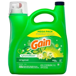 Gain Laundry Detergent Liquid Soap Plus Aroma Boost 77273 154 Fl Oz (Pack of 1)