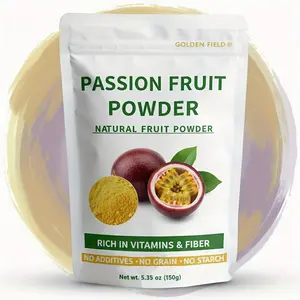 Golden Field Passion Fruit Powder 5.5oz, Exotic Tropical Flavor, Freeze Dried for Smoothie Bowls, Desserts, Beverages