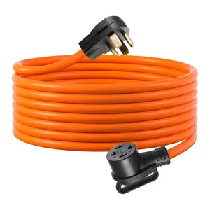 50 ft 4-Prong Dryer Extension Cord, NEMA 14-30P to 14-30R, 30A