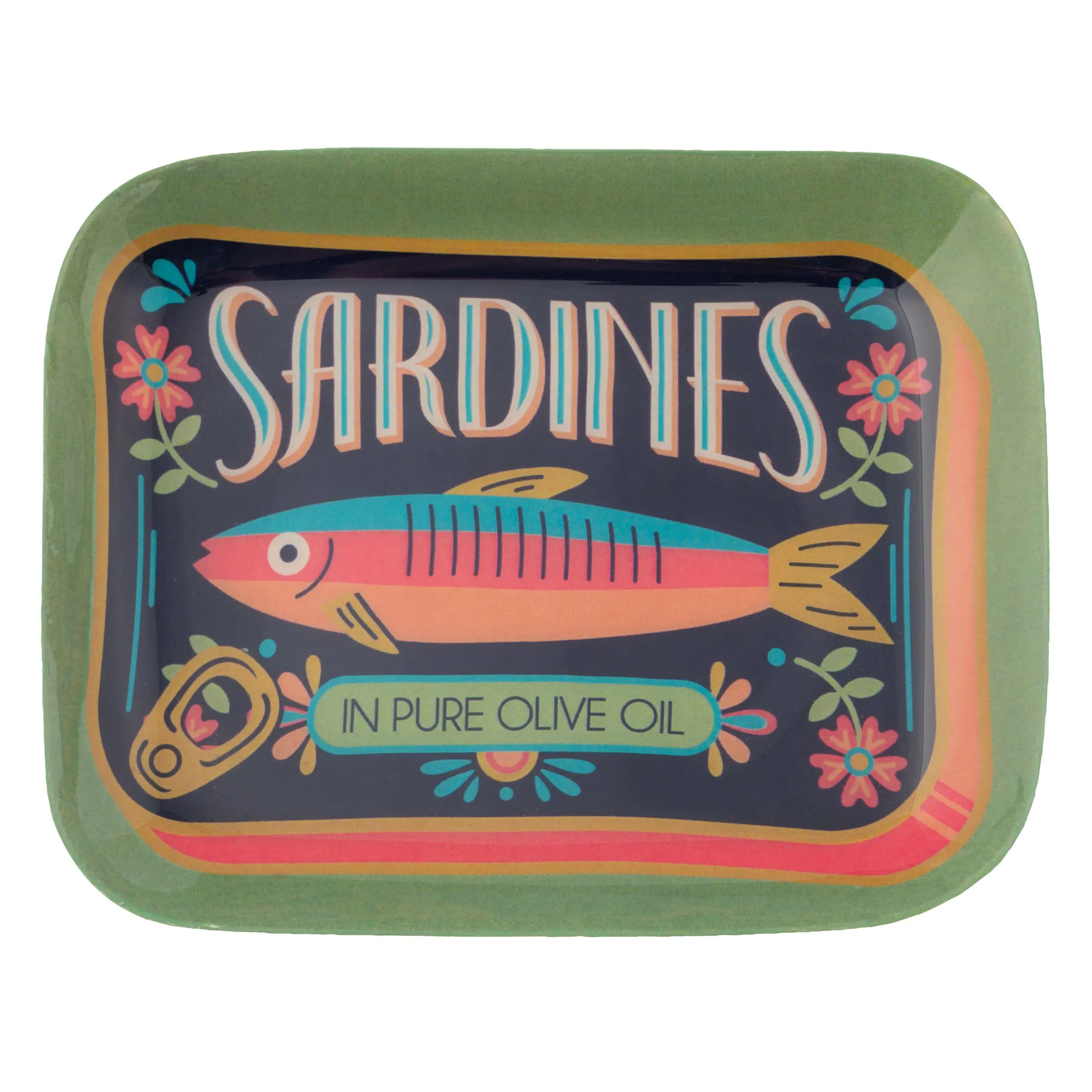 Sardines Small Rectangle Enamel Trays