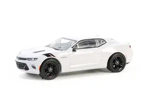 2018 Chevrolet Camaro SS Redline Edition – Silver Ice Metallic (GreenLight Muscle Series 28) Diecast 1:64 Scale Model - Greenlight 13350E