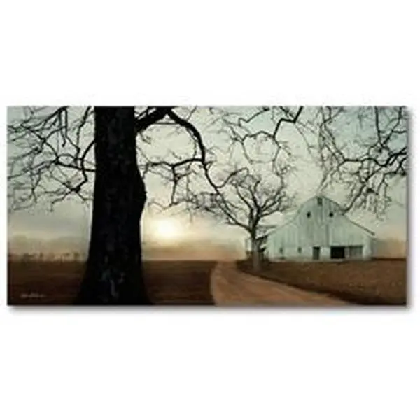 Courtside Market WEB-FF1370 Thick Old Oak Gallery-Wrap Canvas Wall Art, 24 x 48 in. Home Decor for House, Office