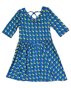 Blue Mosaic Magic Ballerina Dress