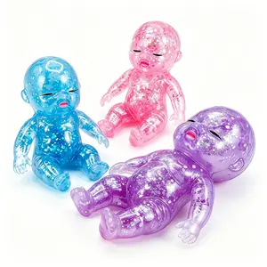 Glitter Baby Squishy,Super Soft Honey-Like Sensory Toy for Stress Relief, Cute & Addictive Sensory Fidget for Kids & Adults