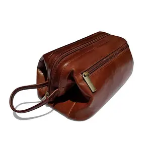 Leather Adventure Dopp Toiletry Bag Classic