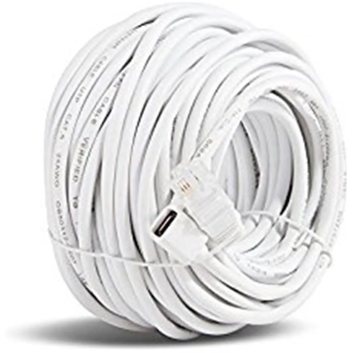 212 MAIN High Quality Network Cable - 98 ft. Fixed Length, USB Port Equipped, Reliable Stable Connections for sPoE NVR Kits, sPoE Cameras (Cable Length Specified)