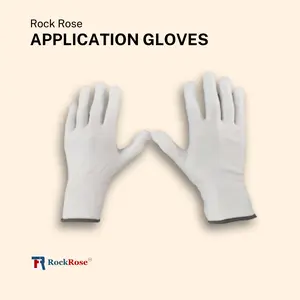 Professional White Polyester Nylon Working Glove for Car Wrapping and Window Tinting Tools Cleaning