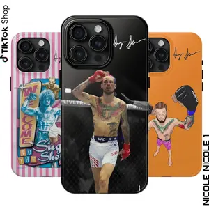 Sean O'Malley Signature Phone Case, Fighter Legend Phone Cover Compatible with iPhone X, 11, 12, 13, 14, 15, 16, 17 & Samsung