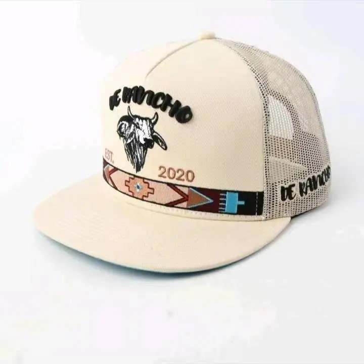 DE RANCHO CRANEO CREAM TEAL - HATS CAP - CRANEO CREAM TEAL