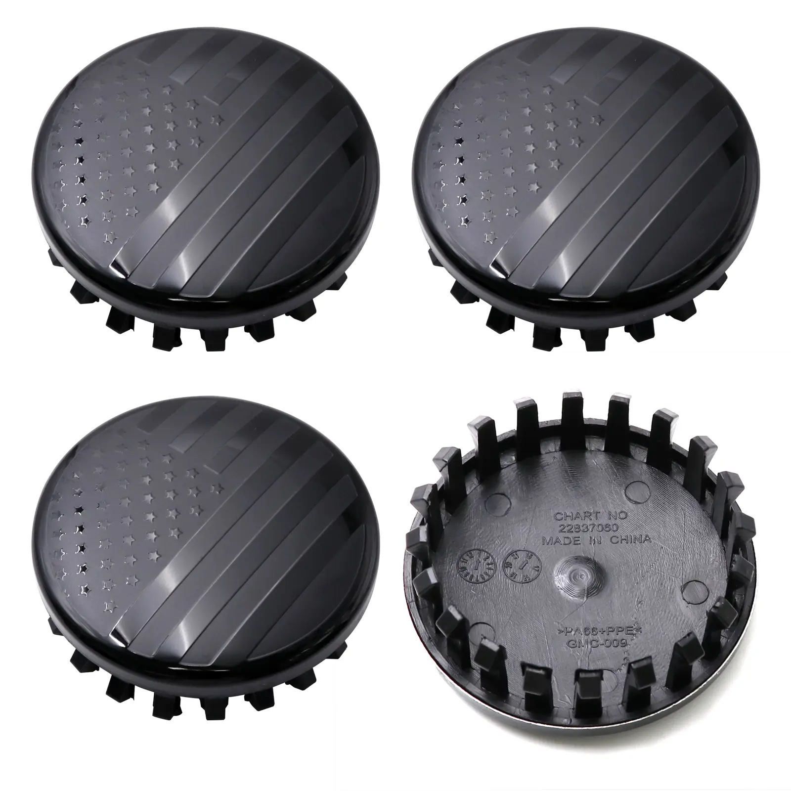 4PCS 3.25" 83mm Hubcaps For Chevy Silverado 1500 Tahoe Suburban 2014-2020 Car Wheel Center Caps 22837060