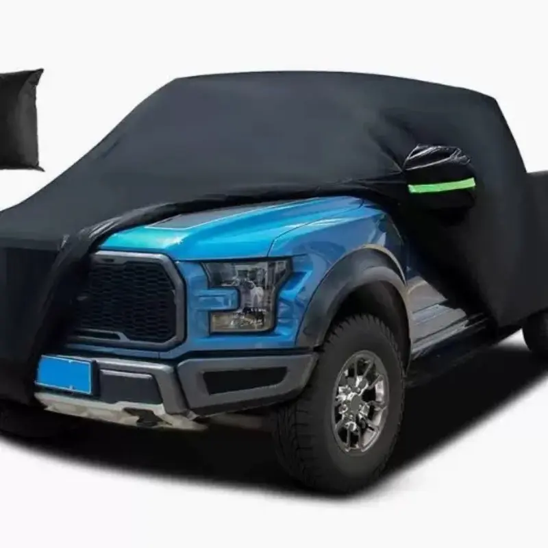 Universal Pickup Truck Car Cover All Season Cover, Car Cover Waterproof All Weather, For Dodge RAM 1500 Ford F150 Chevrolet Silverado Toyota Hilux Tundra Jeep etc Outdoor Indoor Protection Sun UV Rain Snow Dust Wind Waterproof Covers