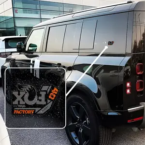 2PCS/SET Hardcore Extreme "FOX Factory" Logo Sticker - For off-road gear, Full of passionate hardcore vibe, add brand logo + tech shape (tough stroke + off-road extreme design) elements. A favorite decor for extreme sports style lovers!