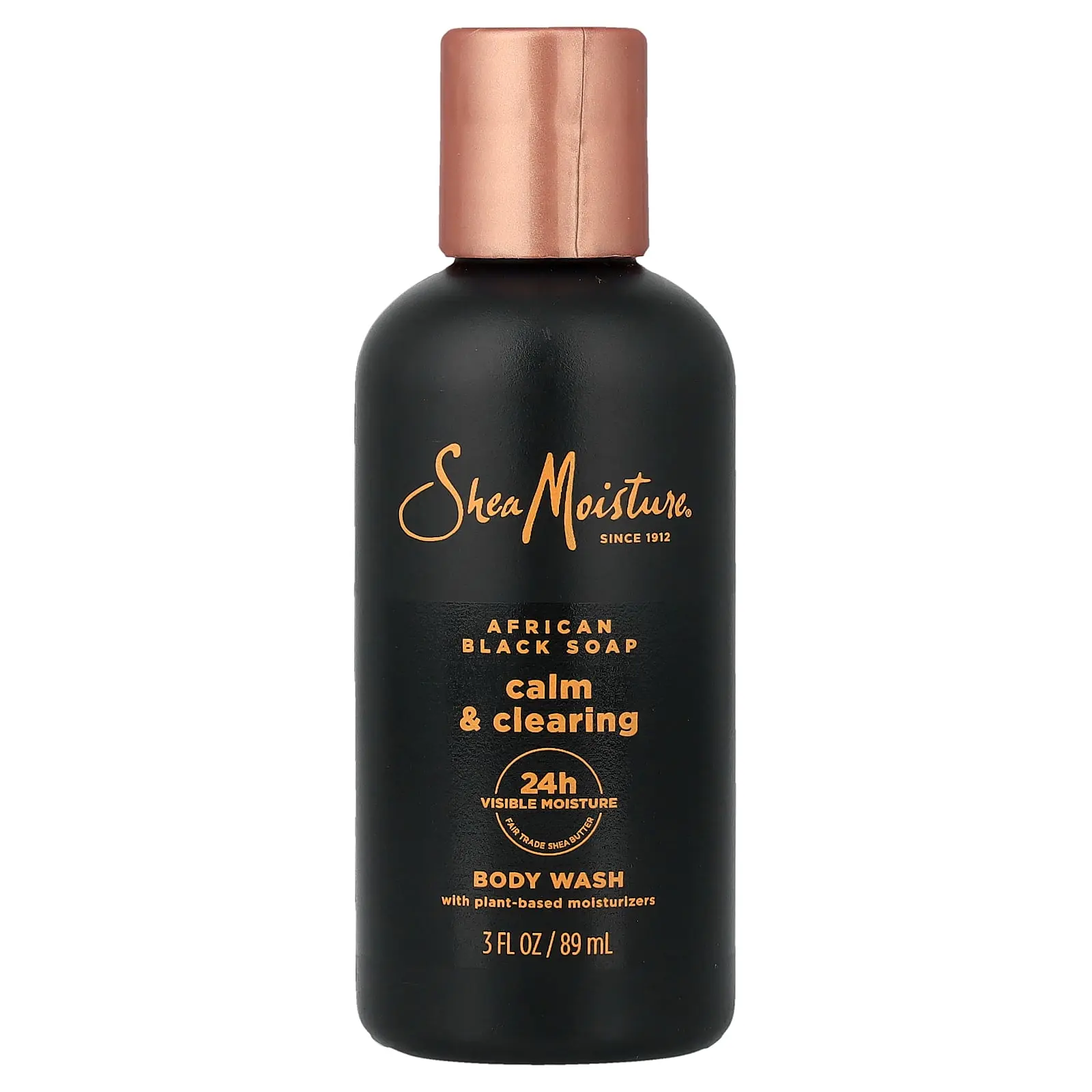 SheaMoisture Calm & Clearing Body Wash, African Black Soap, 3 fl oz (89 ml) SheaMoisture Calm & Clearing Body Wash, African Black Soap, 3 fl oz (89 ml)