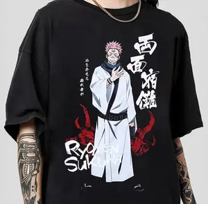 Anime Sukuna JJK Shirt, Sukuna T-Shirt, Sukuna JJK T-shirt, Manga Shirt, Anime Shirt, Y2K Style Shirt, Anime Lover Tee