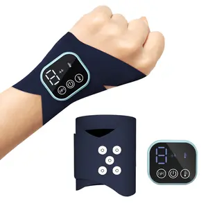 EMS Wrist Massager Hand Massager, Wrist Support with 5 Modes, 9 Levels of Intensity, 3 Levels of Temperature Adjustment, Hand Pain Relieve