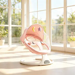 Electric Baby Bouncer with Removable Mosquito Net – Protect Baby from Bugs