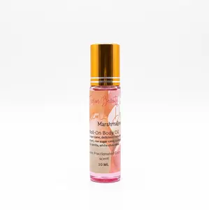 Crème De Marshmallow Roll On Body Oil - Natural  Body Oil for Soft and Smooth Skin, marshmallow, 10 ML Aroma Chocolate