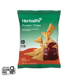 Herbalife Protein Chips Mild Barbecue (10 Count) – Plant-Based Protein Crunchy Snack