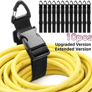 Adjustable Extension Cord Organizer, Durable Polypropylene Cable Ties, Studio and Garage Storage, Tool Belt Accessories