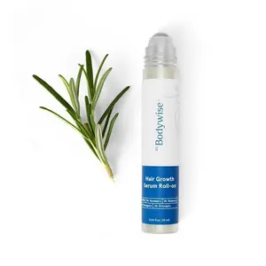 Be Bodywise Advanced Hair Growth Roll-On Serum 25ml with 3% Rosemary 2% Aminexil 3% Redensyl 2% Anagain Paraben & Sulphate Free Non-Oily Mess-Free, Daily, Gentle